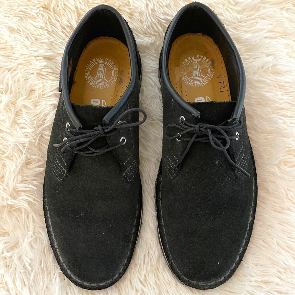 Clarks Originals Men's Jink Black Suede Low Desert Boot (Men's Size 7)